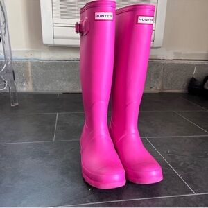 HUNTER original Tall boots PINK